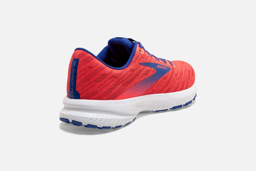 Brooks Israel Launch 7 Road Running Shoes Womens - Orange/Blue - TRD-265480